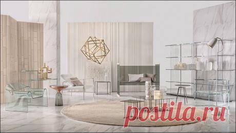 Дизайнерская отделка стен в гостиной — Наши дома