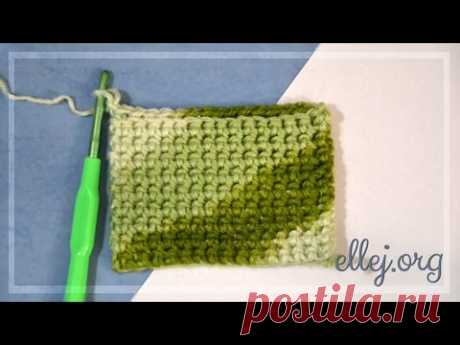 Плотный двойной узор | Crochet by Ellej | Вязание крючком от Елены Кожухарь