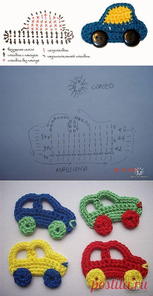 Аппликации Машинки