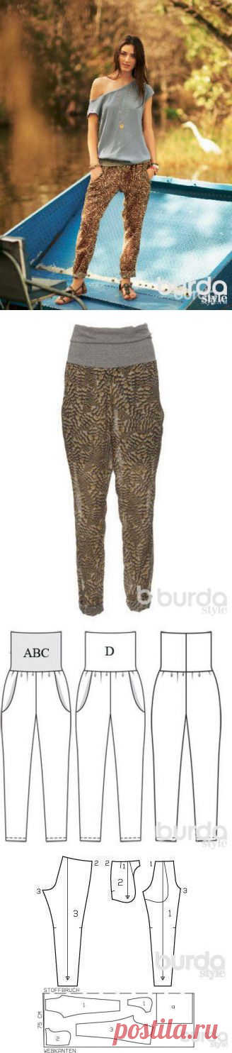 Модные брючки / Мастер-классы / Burdastyle