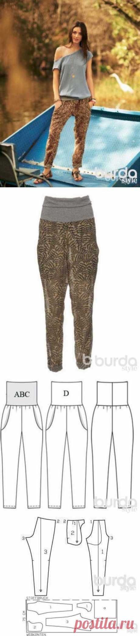 Модные брючки / Мастер-классы / Burdastyle