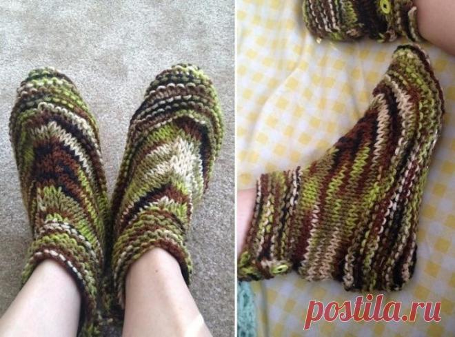 Следки на любой размер (Вязание спицами) — Журнал Вдохновение Рукодельницы