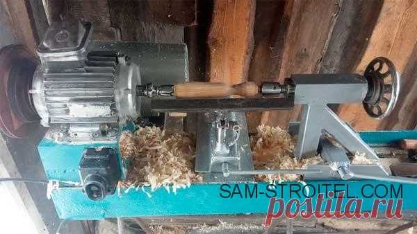 Токарный станок своими руками с электродвигателем 2.5 кВт