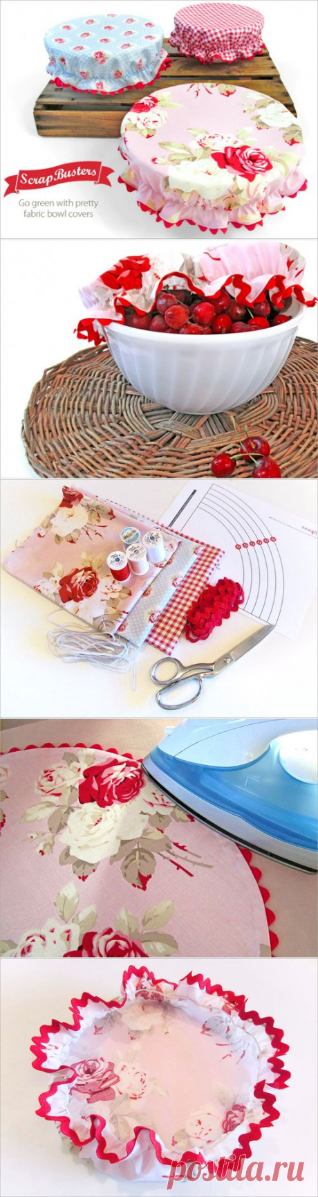 ScrapBusters: Ткань Чаша Обложки | Sew4Home