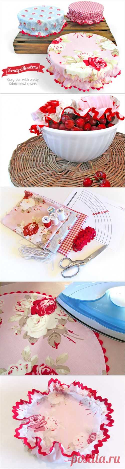ScrapBusters: Ткань Чаша Обложки | Sew4Home