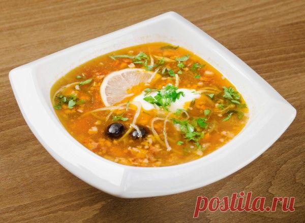 Грибная солянка