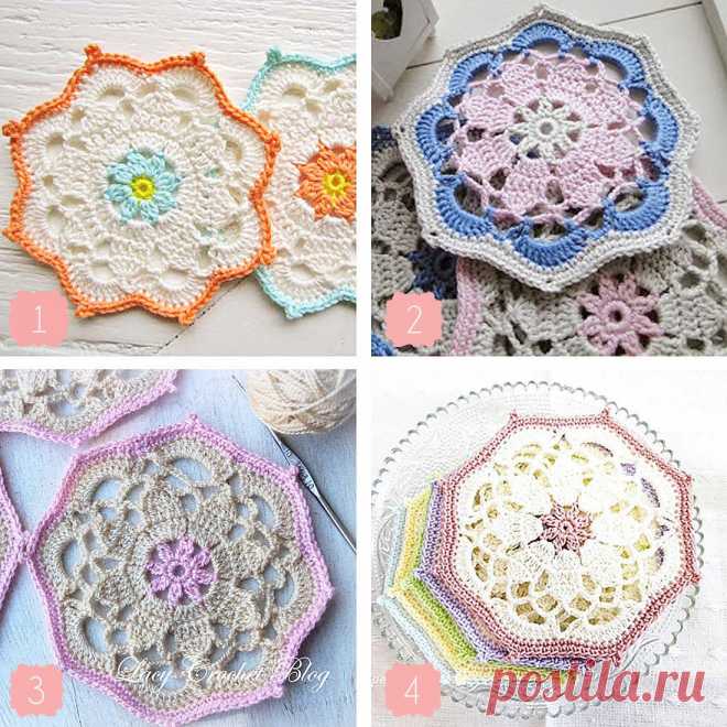 Anabelia craft design: Vintage crochet coasters: your finished projects