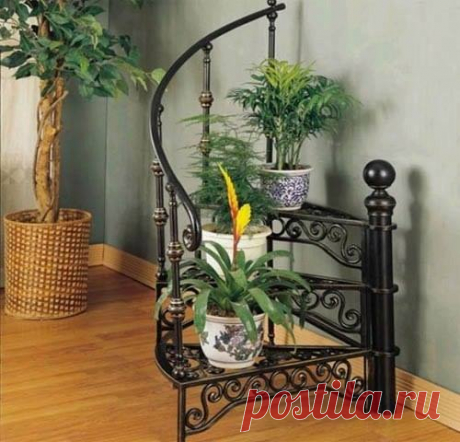 Необычные подставки для цветов: 22 отличные идеи