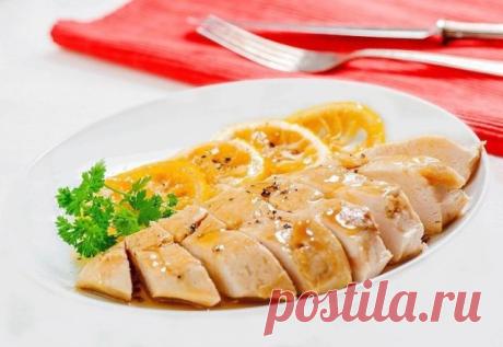 Куриная грудка в соусе из лимонного сока и кленового сиропа - Лучшие кулинарные рецепты интернета