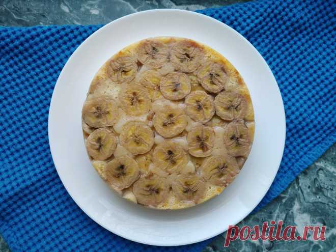 Просто нарезаю бананы и заливаю их тестом: получается божественно вкусный постный пирог | Ксюша-Печенюша | Яндекс Дзен