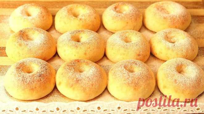 ТВОРОЖНЫЕ ПОНЧИКИ 🍩В Духовке! Быстро Без Дрожжей и Масла - Пышные, ВОЗДУШНЫЕ! Простой рецепт.