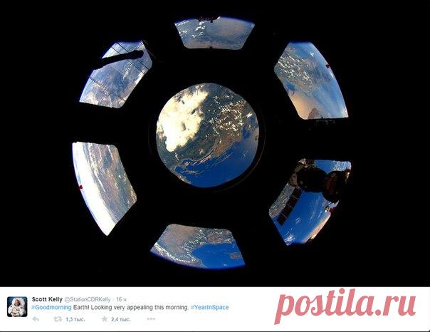 Изображения от астронавта Scott Kelly, который сейчас на борту МКС. Изображения сняты в августе 2015г. / Astro Analytics