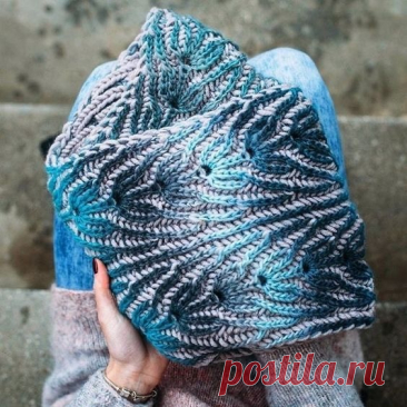 Вязание в технике бриошь: объем, фактура и бесконечные возможности | Ольга Прилуцкая, вязание - это модно | Дзен