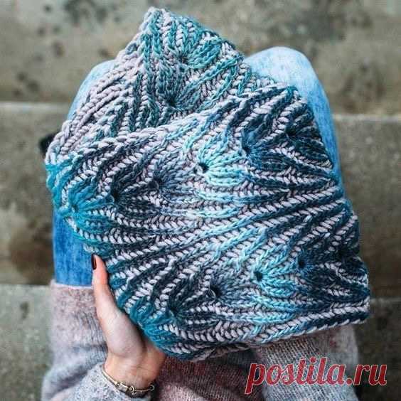 Вязание в технике бриошь: объем, фактура и бесконечные возможности | Ольга Прилуцкая, вязание - это модно | Дзен