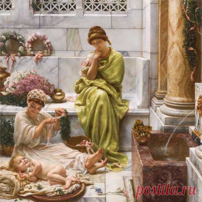 Сэр Эдвард Джон Пойнтер (1836-1919)
Эдвард Джон Пойнтер (англ. Edward John Poynter; 20 марта 1836, Париж — 26 июля 1919) — английский художник. Учился живописи в Лондоне, Риме и в Париже у Шарля Глейра (вместе с Уистлером).