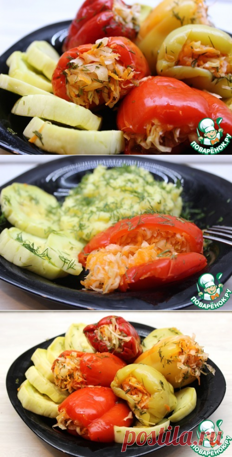 Квашеные фаршированные перцы по-великолукски – кулинарный рецепт