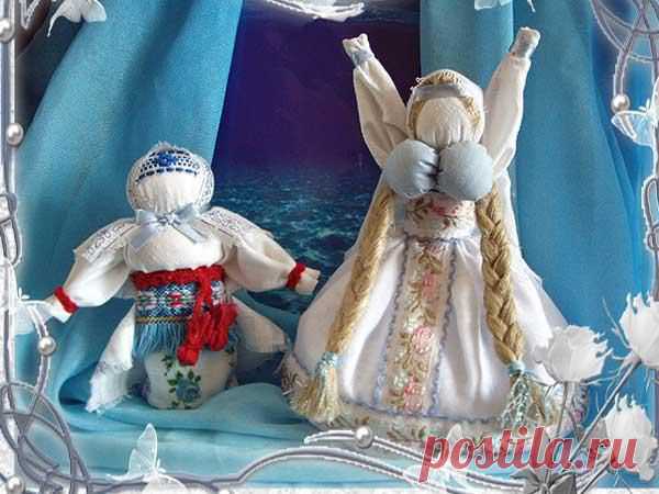 Талежские Берегиня и Благодать (Авторские куклы)