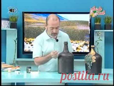 Manualidades Van Gogh - Botellón con uvas