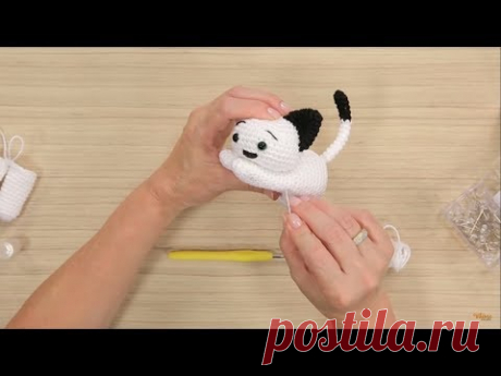 Amigurumi de gatinho por Márcia Rezende