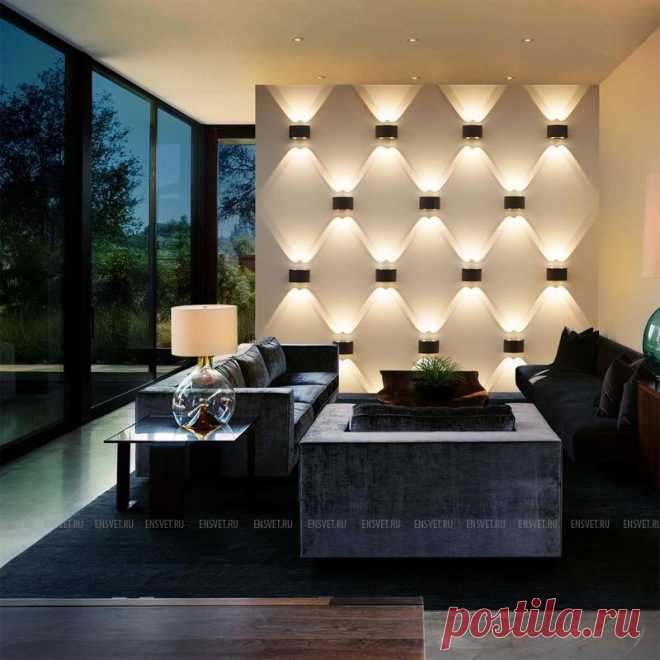 Уличный настенный светодиодный светильник черный Elektrostandard 1555 Techno LED Twinky