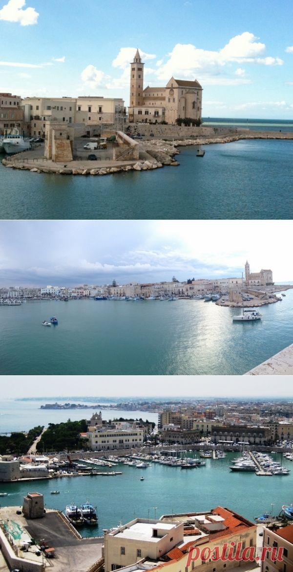 Город-порт Трани в провинции Апулия - Неаполь по-славянски: Регион Апулия расположен на площади в районе "шпоры" и "каблука"итальянского «сапога». На побережье Аппенинского п-ва, в восточной его части, находится городок под названием Трани
