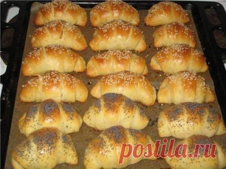 Лучшие кулинарные рецепты: Рогалики на кефире
