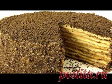 Торт "Микадо". Песочные коржи и карамельный крем. Подробный рецепт.