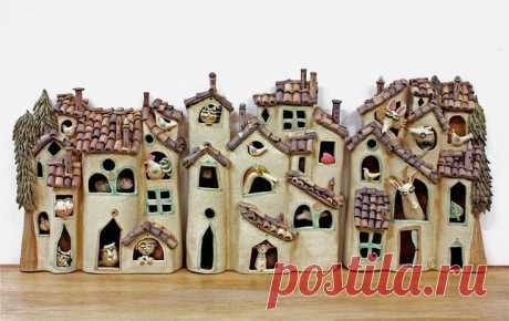 (63) town houses | керамика | Домики, Пьесы и House