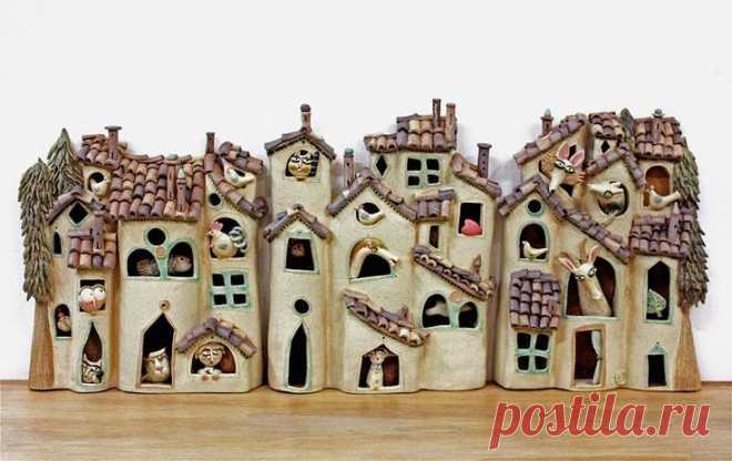 (63) town houses | керамика | Домики, Пьесы и House