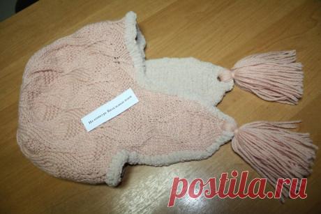 Пудровая ушанка