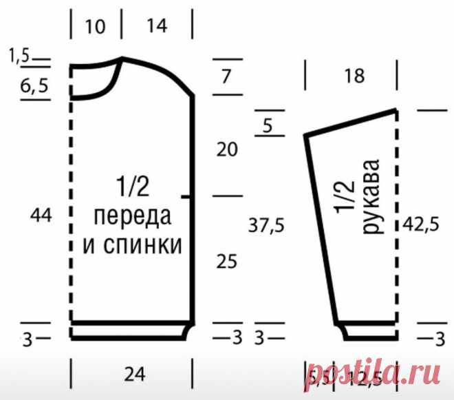 Выкройка для джемпера