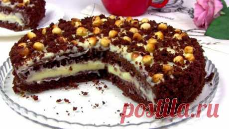 Рецепт простого и быстрого шоколадного торта | ВКУСНЫЕ РЕЦЕПТЫ | Дзен