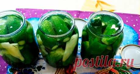 🥒Огурцы на зиму с прозрачным маринадом