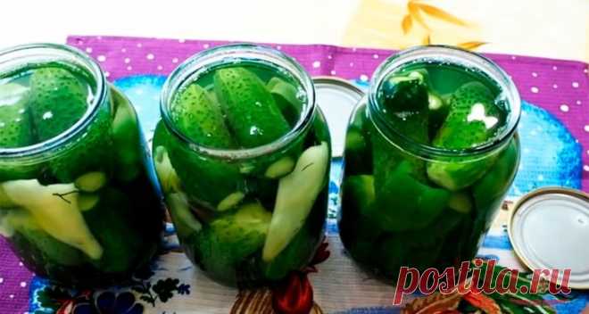 🥒Огурцы на зиму с прозрачным маринадом