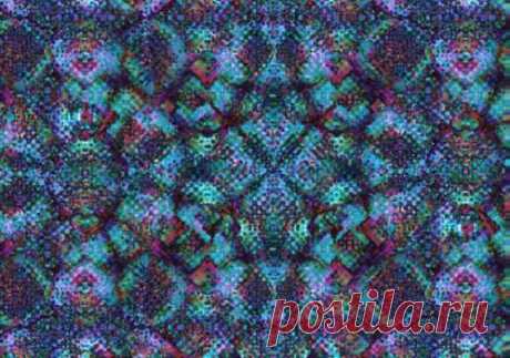 Трикотаж - калейдоскоп (синий мультиколор) - купить ткань онлайн в объединенном интернет-магазине ВСЕ ТКАНИ