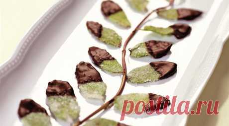 Мятные листья в шоколаде. Пошаговый рецепт с фото на Gastronom.ru