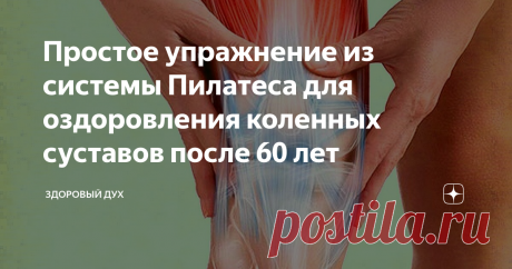 Простое упражнение из системы Пилатеса для оздоровления коленных суставов после 60 лет Это упражнение подходит тем, кто долгов время вел малоподвижный образ жизни и теперь хочет заняться физическими нагрузками (фитнес, йога), но приседания, выпады и другие упражнения вызывают боли в суставах. Также оно принесет пользу тем, кто страдает артритами или артрозами, и тем, кто в прошлом перенес травму колена. Прежде чем заняться более серьезными нагрузками, вы можете подготовить...