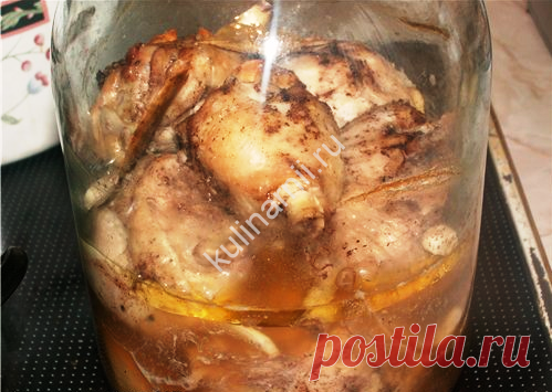 Курица в банке рецепт