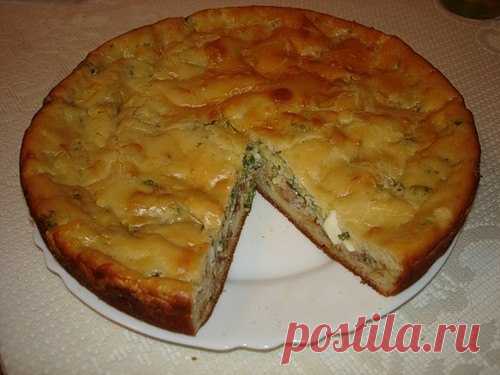 Рыбный пирог на творожном тесте и рецепт его приготовления