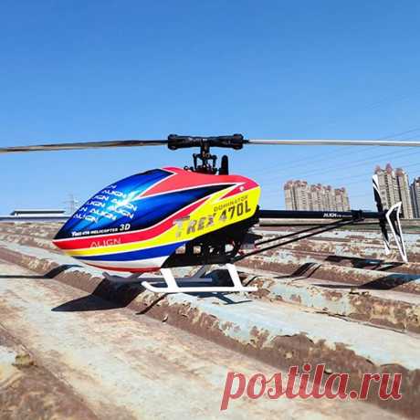 Align t-rex 470l 2.4g 6ch 3d aerobatics 6-axis-gyro gps flybarless rc helicopter rtf with at9s pro transmitter Sale - Banggood.com
