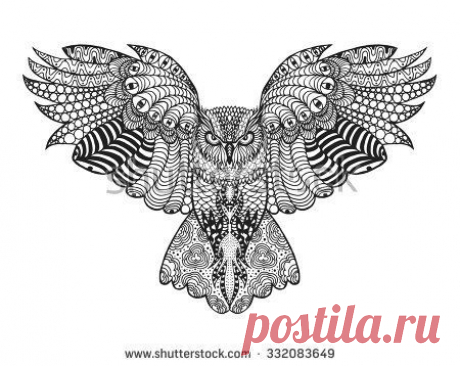 Cool Sugar Skull Girl Wallpaper Owl Stock Images Royalty Free Images Vectors Shutterstock
