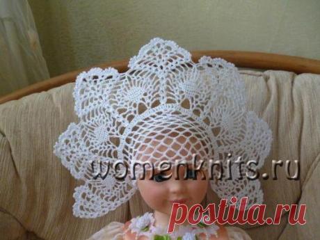 Схема вязания короны к новому году крючком