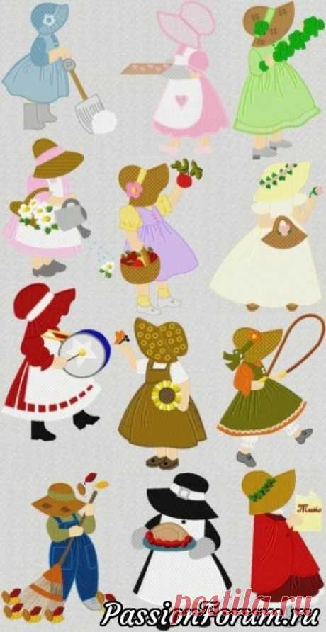 Сабоннет Сью - запись пользователя Ирина (ирина кузнецова) в сообществе Картинки для творчества в категории Винтаж