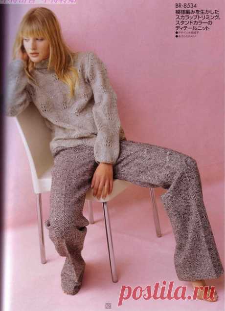 #свитер@japanese_knitting
#спицы@japanese_knitting