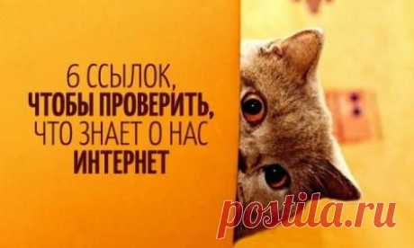6 ссылок, чтобы проверить, что знает о нас интернет » Майдан полезных новостей