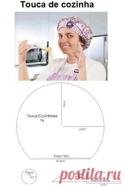 Dois Modelos De Touca Cirúrgica Ou De Cozinheiro – Marlene Mukai