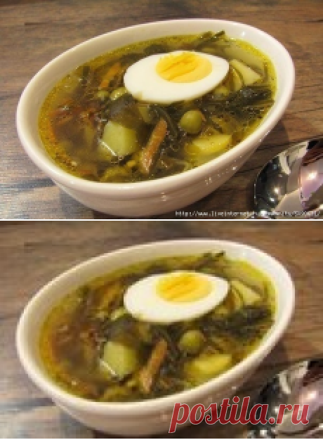Оригинальный суп с морской капустой.