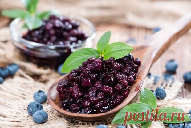 Черника в сахарном сиропе на зиму — Домашняя кулинария