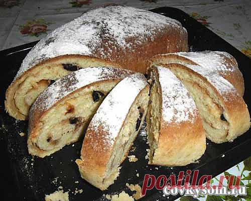 рулет с начинкой из сухого киселя | Домашняя кулинария