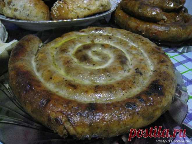 Колбаска домашняя куриная! Объедение!